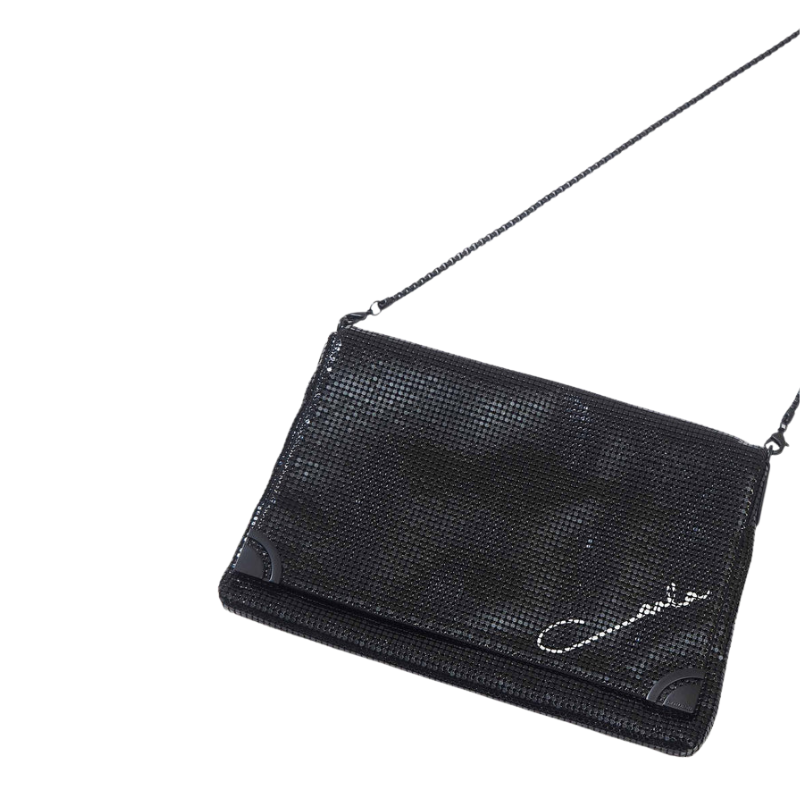 Black glomesh online bag