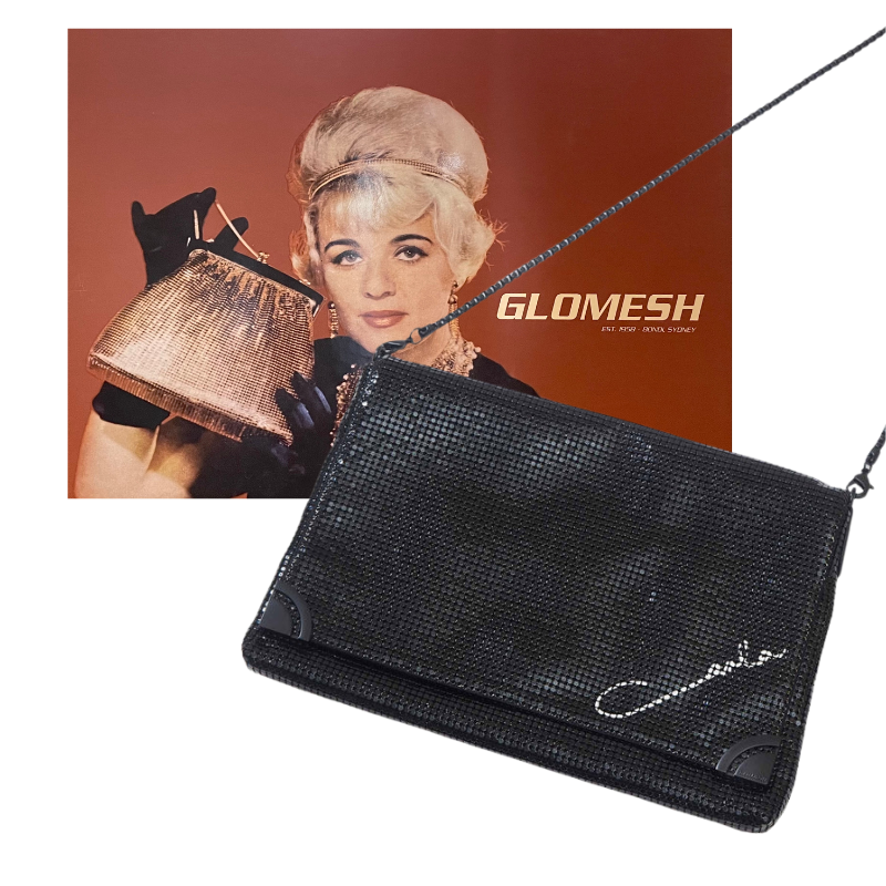 Glomesh discount clutch bag