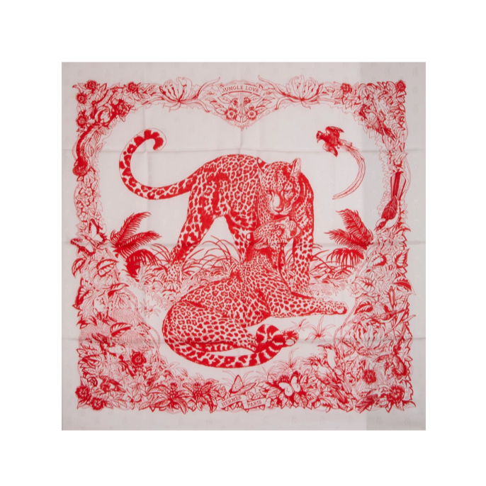 HERMÈS 'JUNGLE LOVE TATTOO 90' SCARF – Pelle Designer Recycled